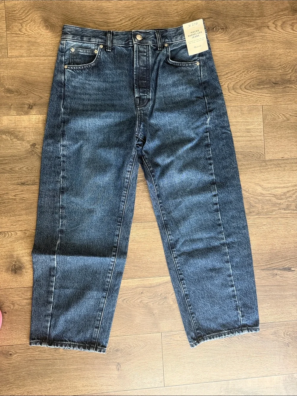 Madewell Women’s Pierced Barrel Leg Jeans
